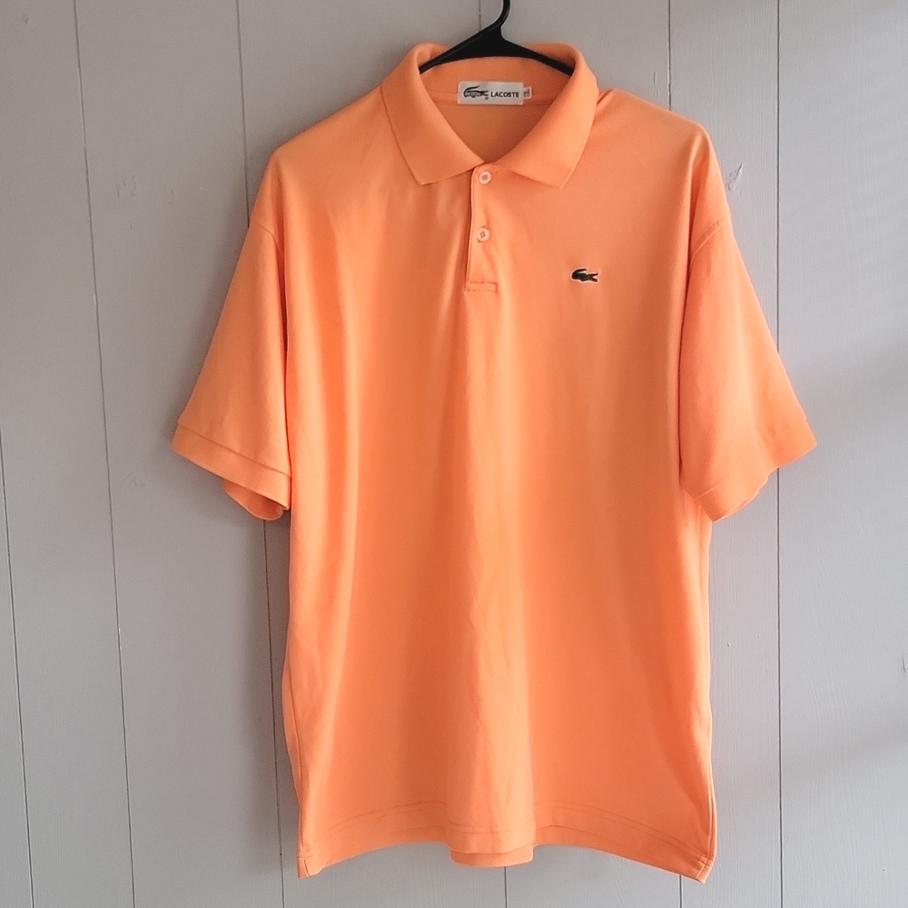 Lacoste Orange Polo Shirt